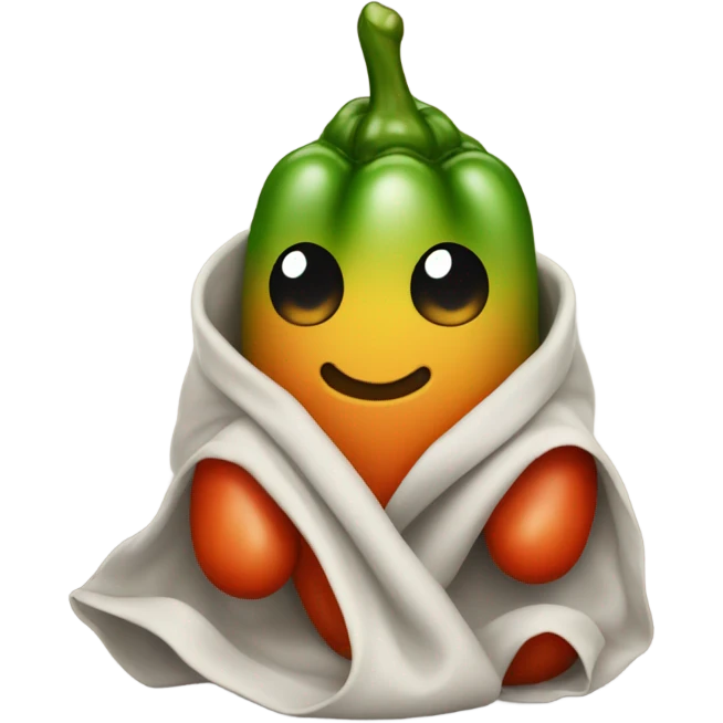 pepper in blanket emoji