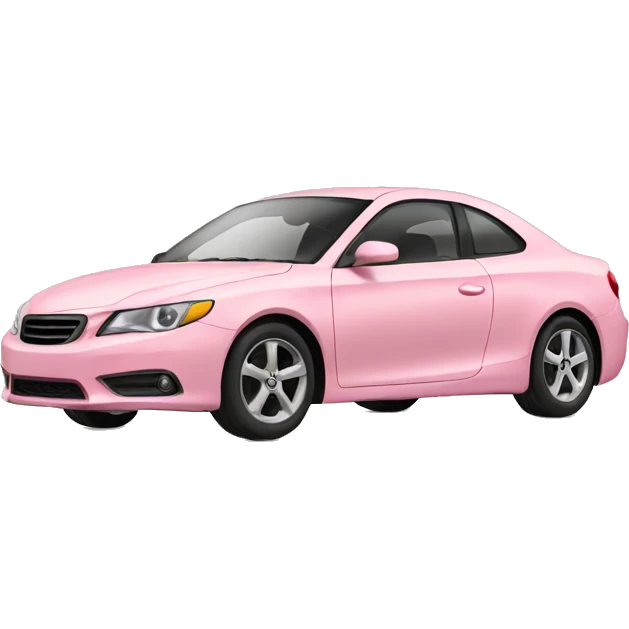 light pink car emoji