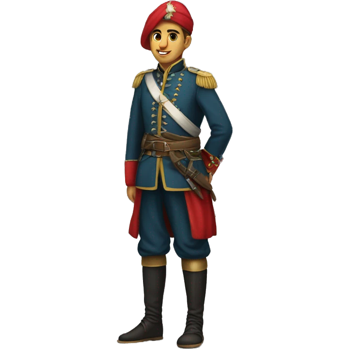 A young full-length Ottoman soldier emoji