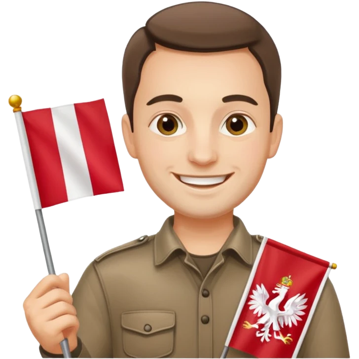 polish man with flag emoji