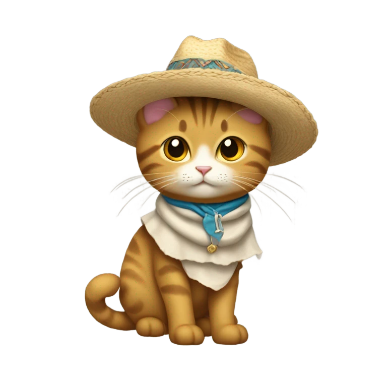 Gato con botas emoji