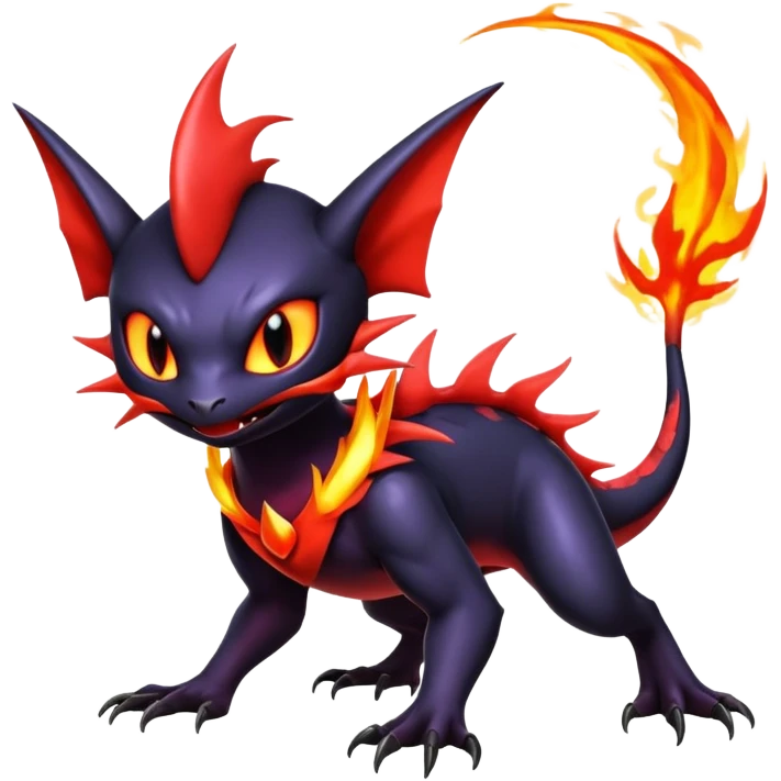 Shiny Epic Badass Evil Noibat-Salandit-Litten-Hybrid emoji