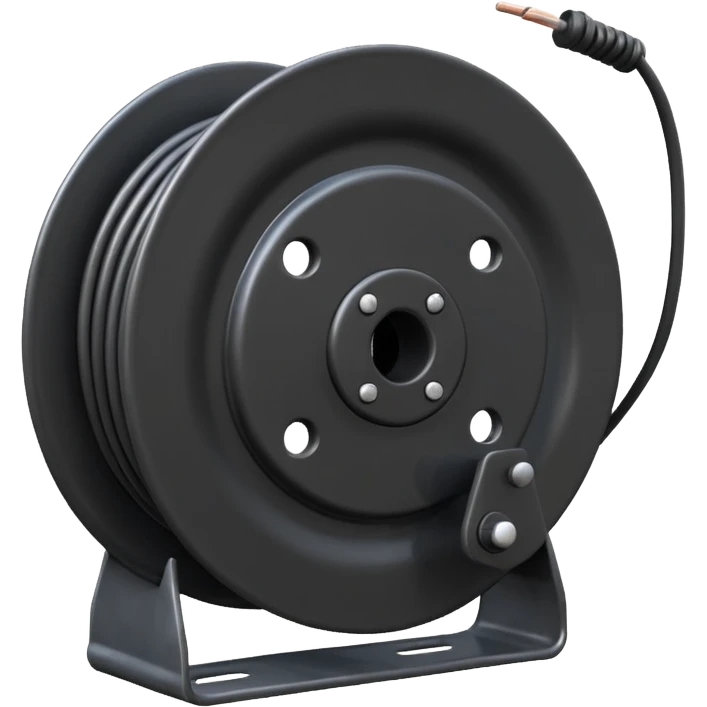 concert black Cable reels emoji