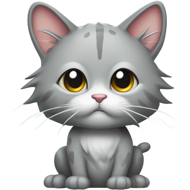 Soaking wet cat  emoji