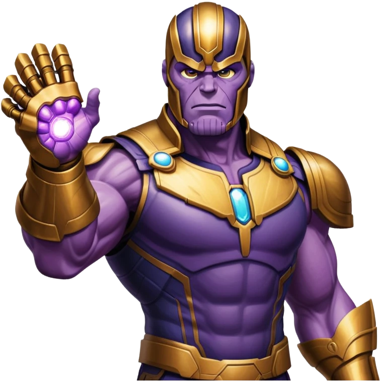 Thanos with Infinity Gauntlet emoji