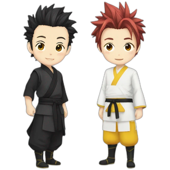 Zenitsu et tanjiro emoji
