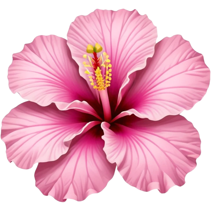 light pink hibiscus emoji