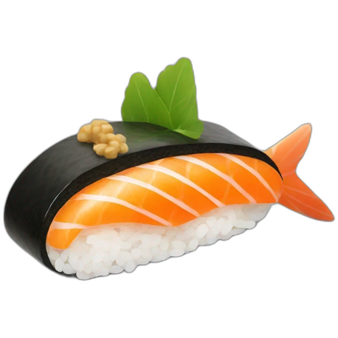 Sushi au magicarp emoji