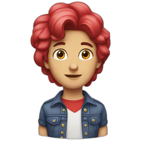 collin baker as strawberryshortcake emoji