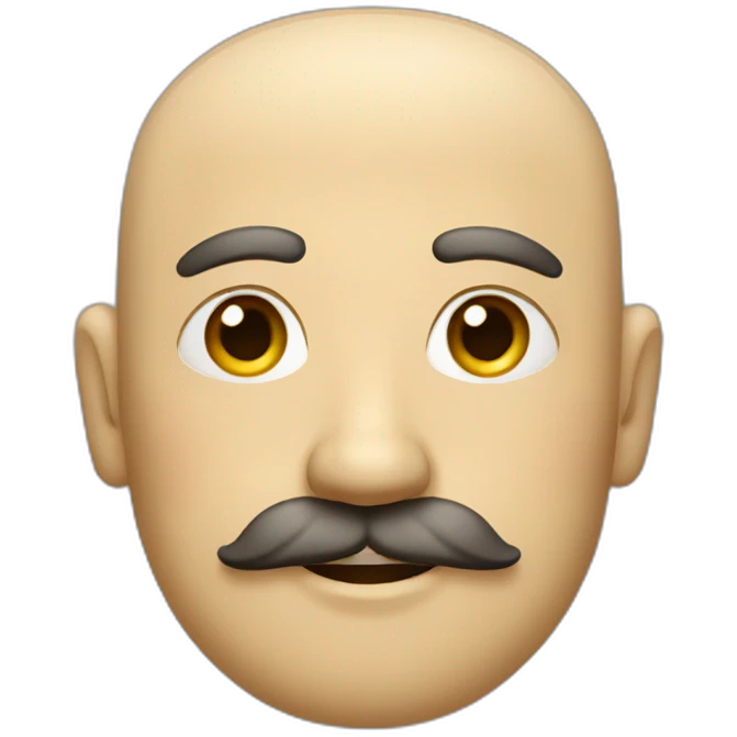 man-with-vertical-rectangular-mustache emoji