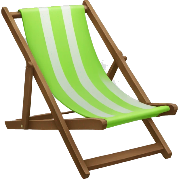 Deck chair emoji