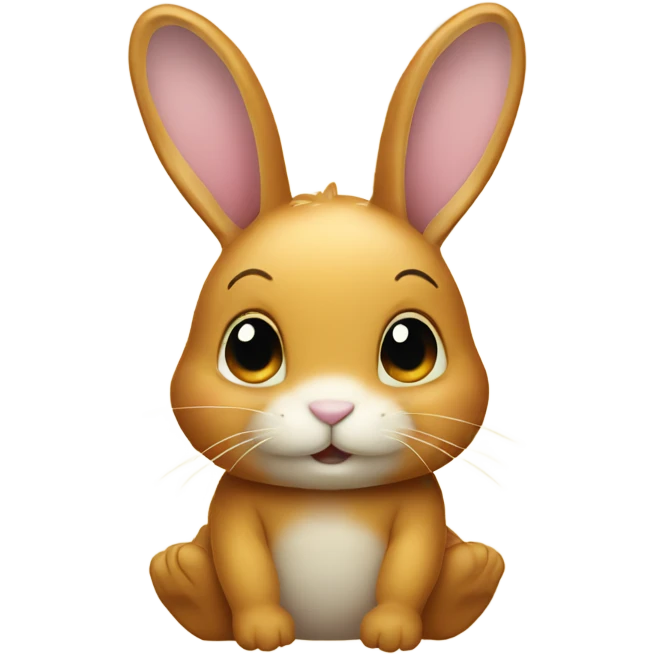 Bunny in honey emoji