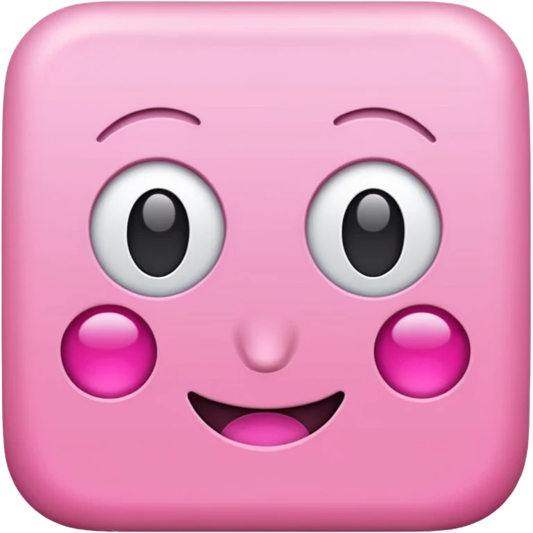 pink square emoji