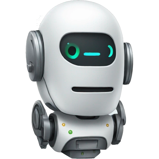 Android robot assistant emoji