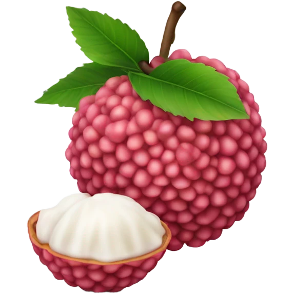 Lychee fruit emoji