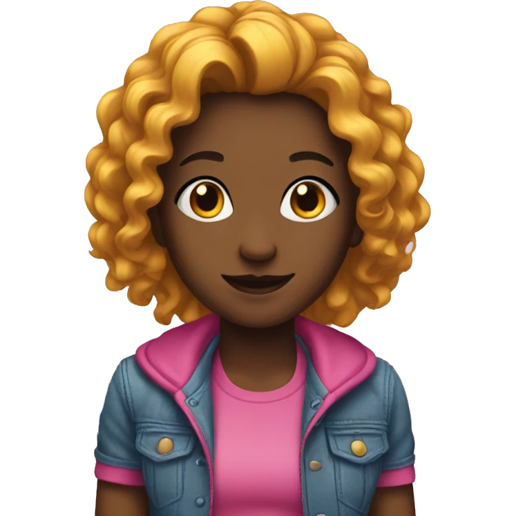 vibrant girl emoji
