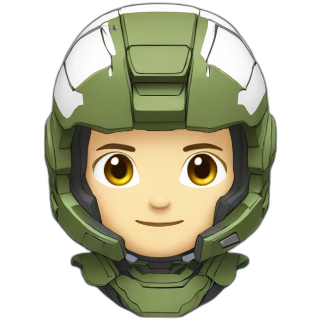 Halo Spartan japan anime emoji