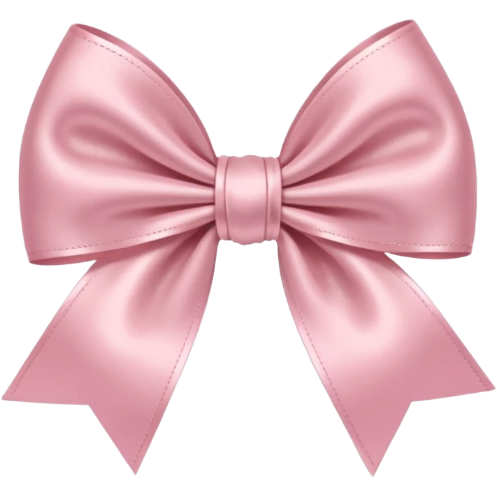 Light pink bow emoji