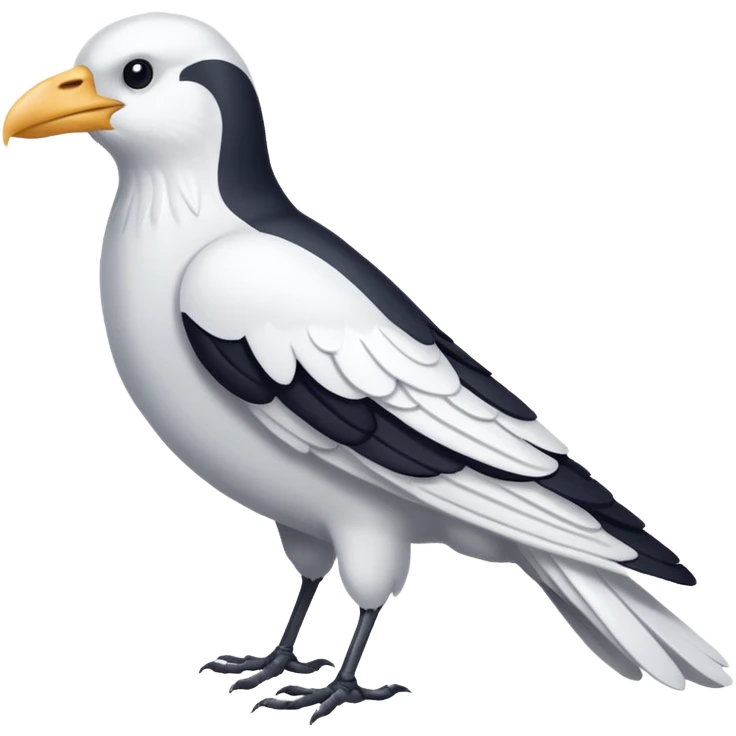 White crow emoji