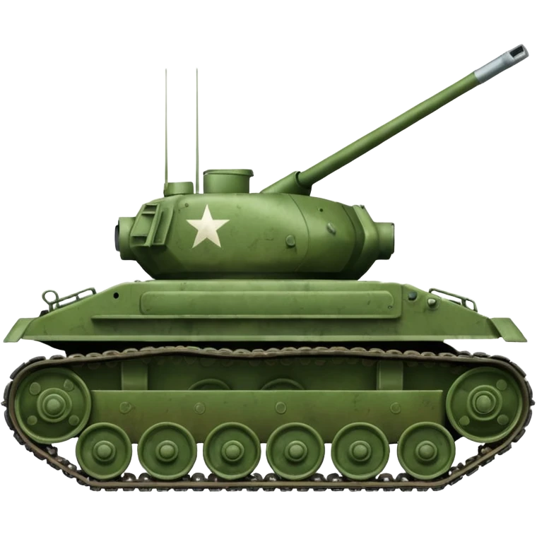 Military tank emoji