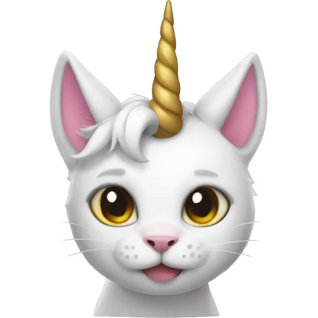 Unicorn cat emoji