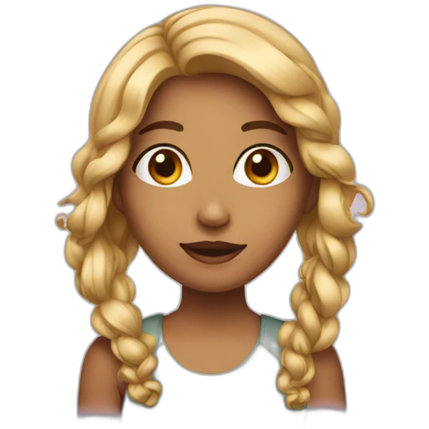 a girl emoji