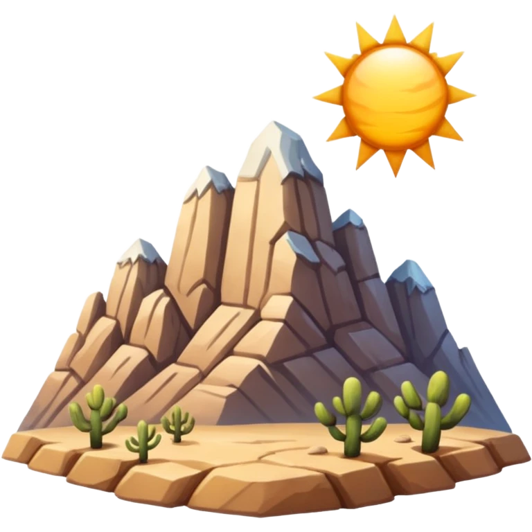 mountains in Texas emoji