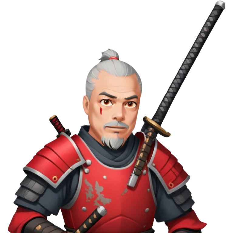 Battle-Ready Samurai emoji