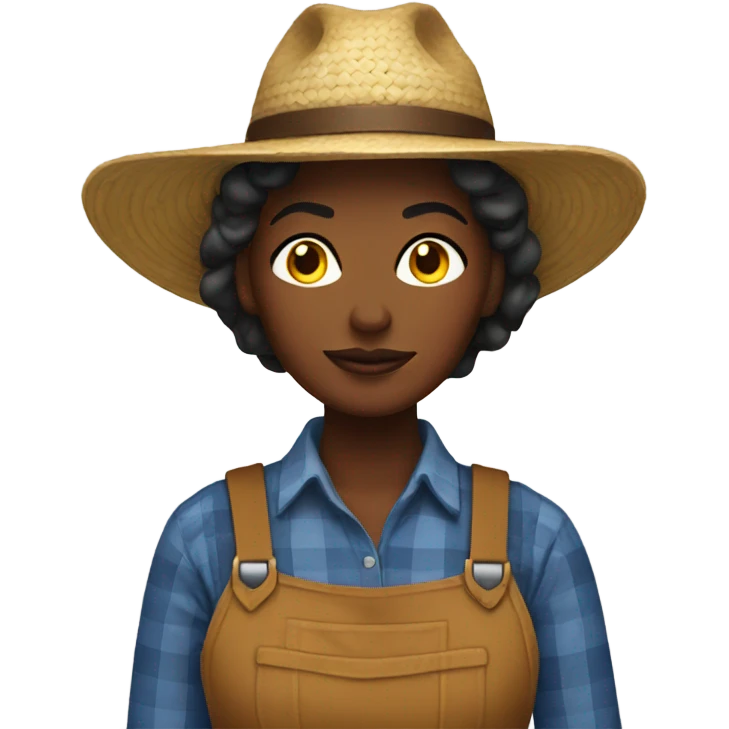 Woman farmer with sass emoji