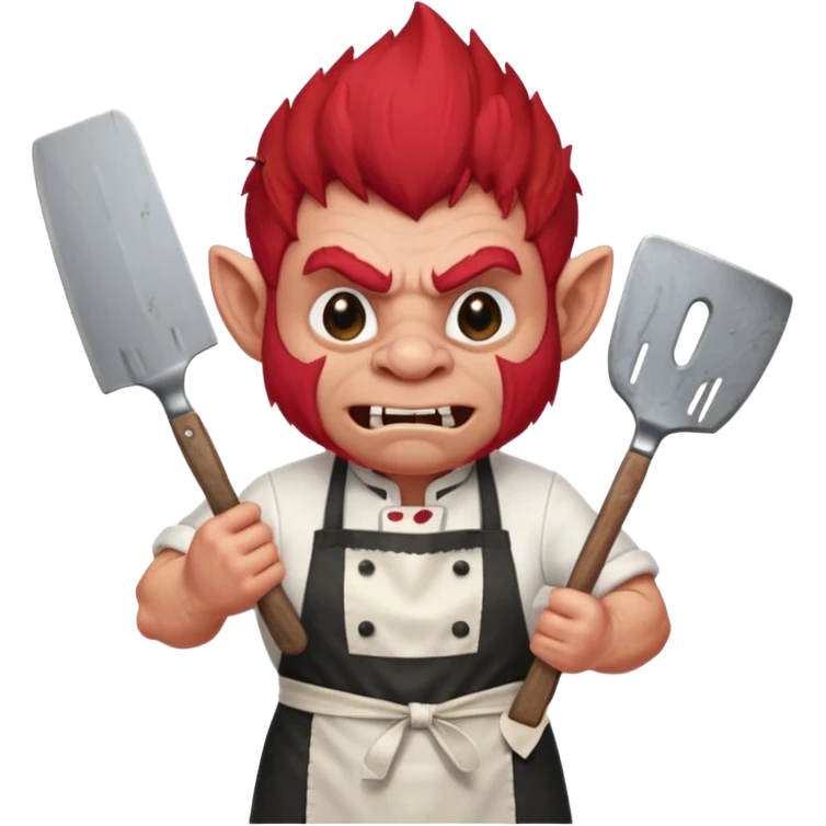 troll the red chef emoji
