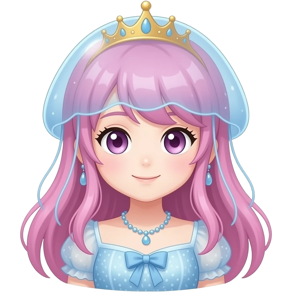 Princess Jellyfish anime emoji