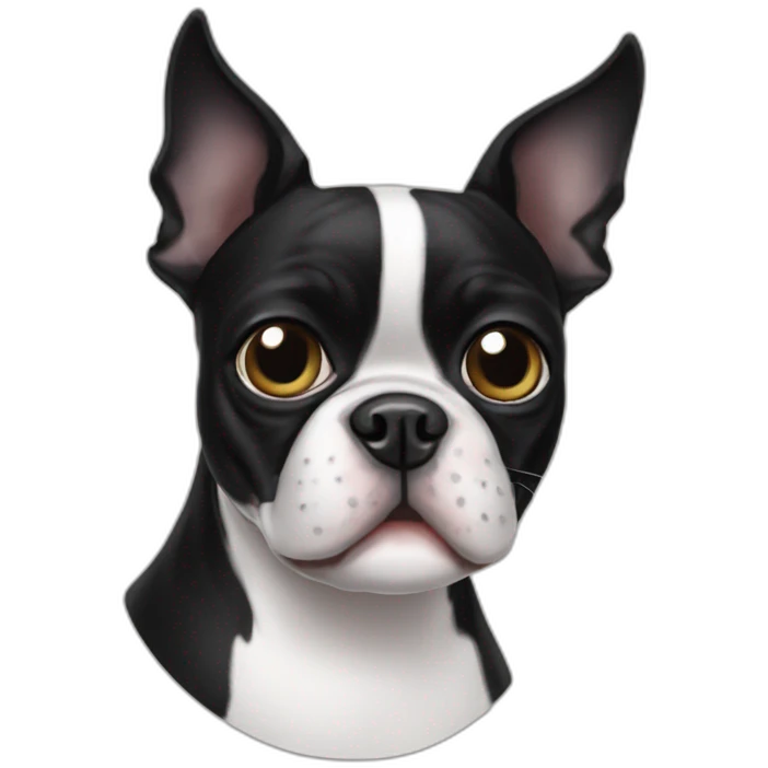 Boston terrier Oreo emoji