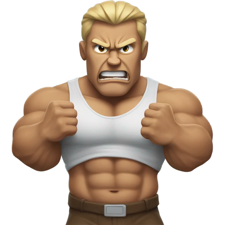 rage super jacked emoji
