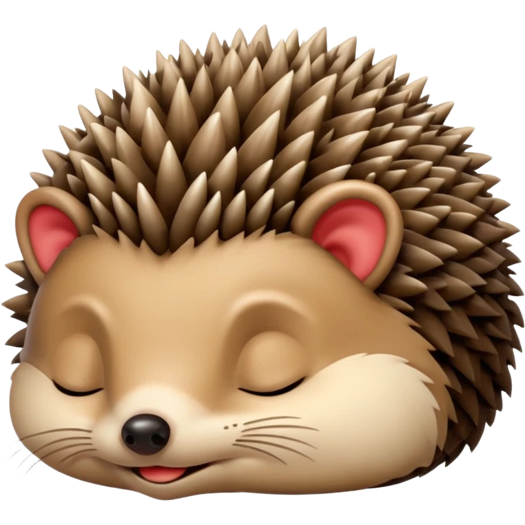 Sleeping Hedgehog emoji