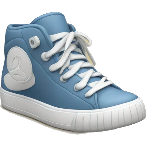 Can you give him a pair of floppy untied sneakers? emoji