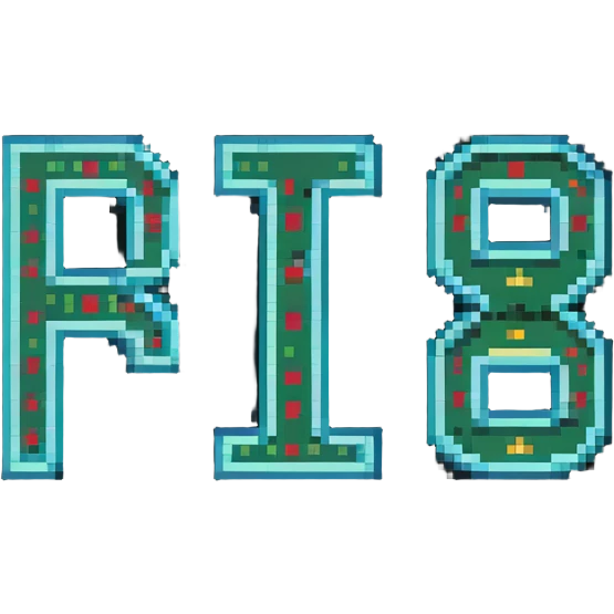S.R CRYPTO text in arcade-style pixel lettering emoji