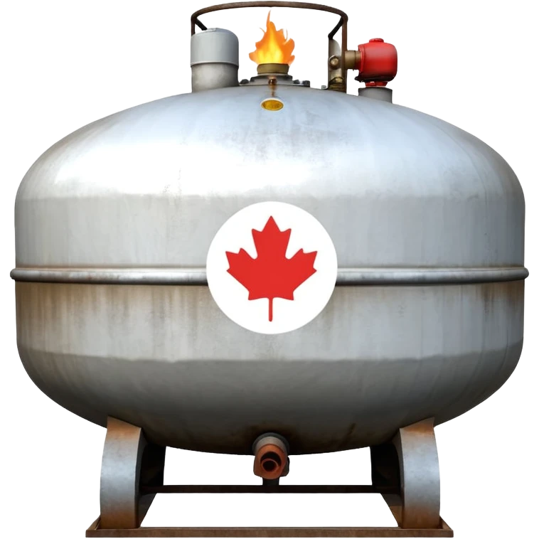 1000 gal residential propane tank white emoji