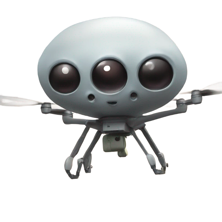 Aliens in drone  emoji