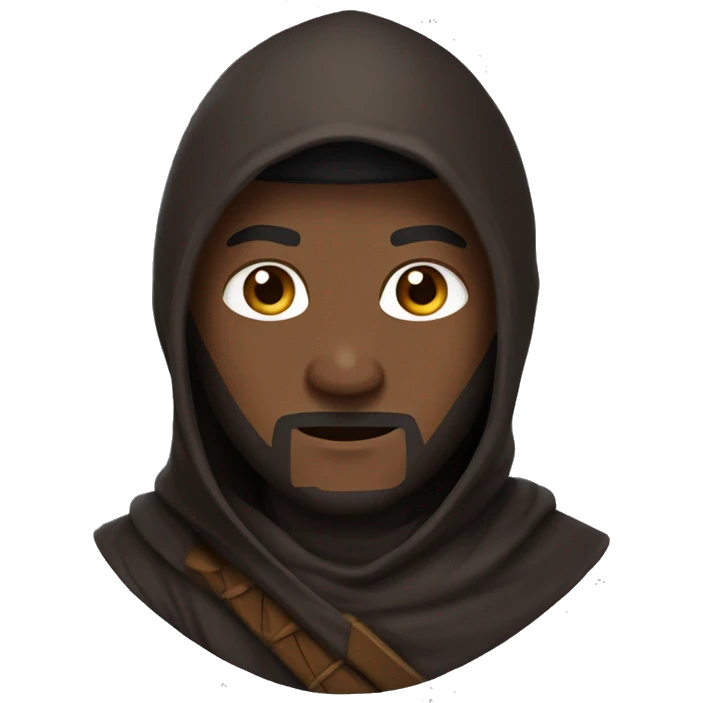 ninja wizard (brown skin) emoji