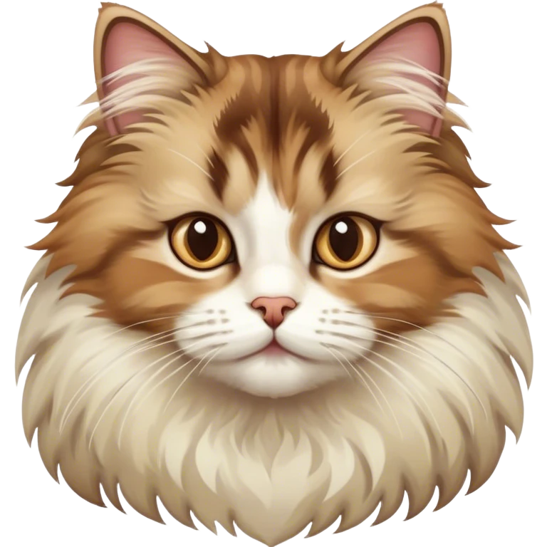 RagaMuffin cat, fluffy and friendly emoji