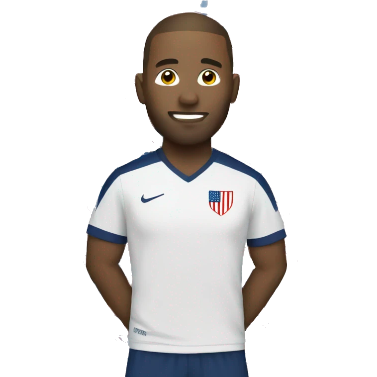 USA white man soccer emoji