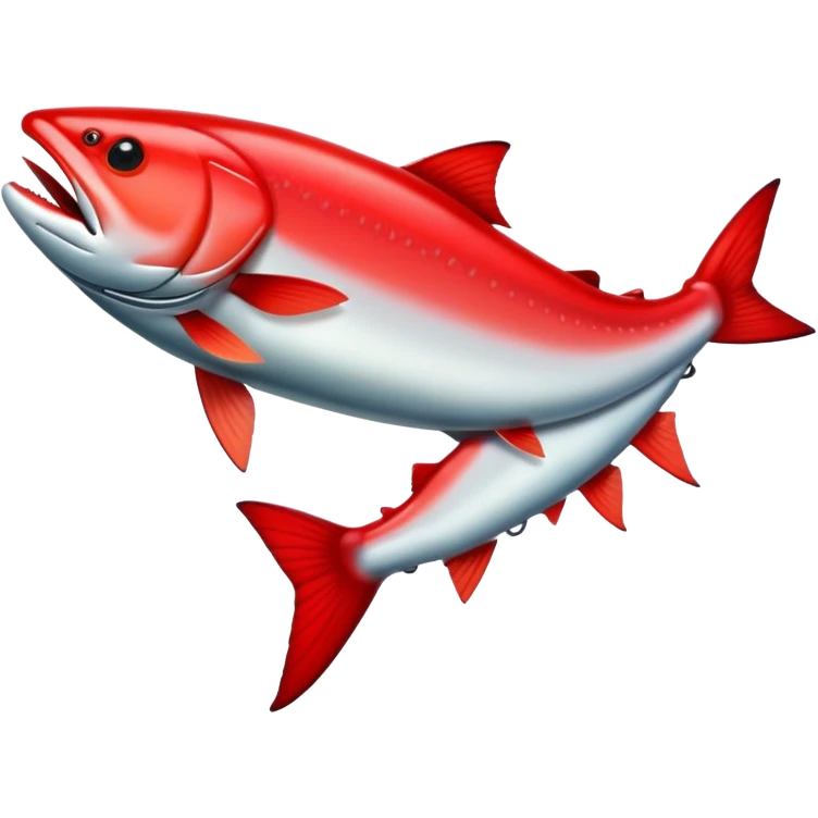 sockeye salmon  emoji