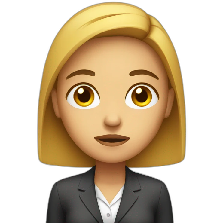 hr recruiter woman sad emoji