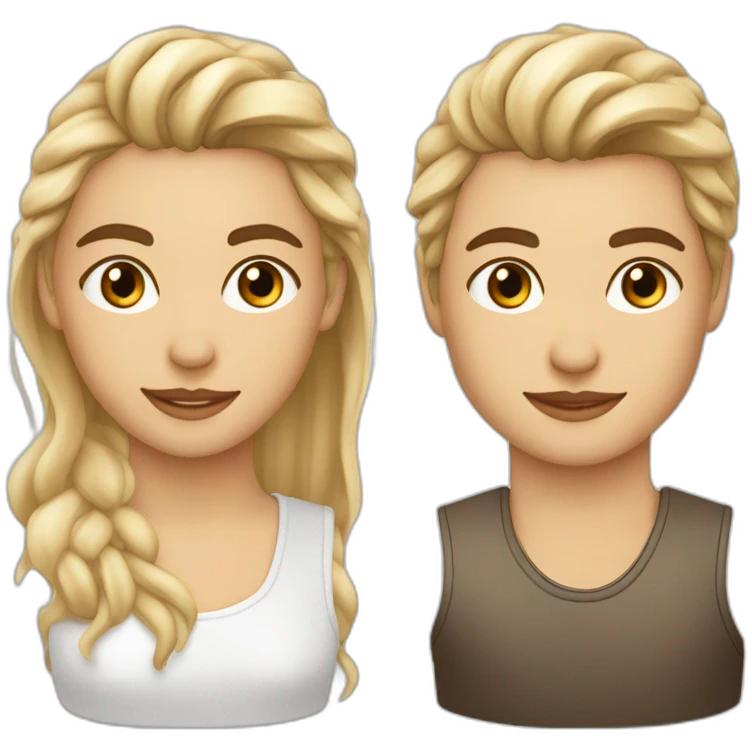 joven piel blanca pelo rubio acariciar chivos café emoji