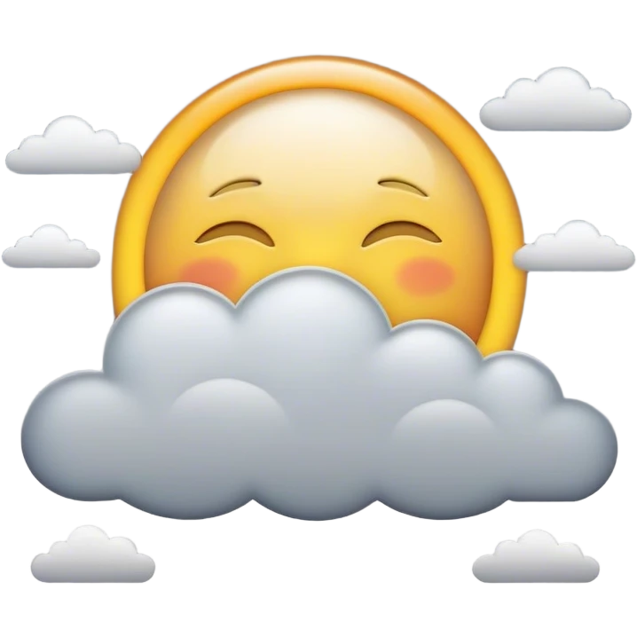Cinematic Realistic Altostratus Emoji, Soft and gray, with mid-level clouds spreading evenly across the sky. The clouds create a smooth, overcast layer that dulls the sun’s light, giving the world a peaceful, muted tone. Soft glowing outline, capturing the essence of calm, muted skies and gentle transitions in an altostratus cloud! emoji