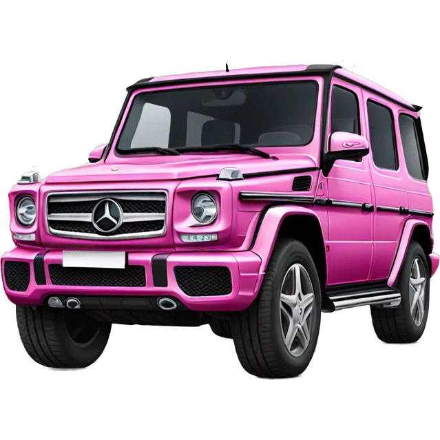 pink Mercedes g wagon sparkle   emoji