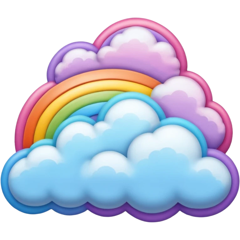 Rainbow Clouds emoji