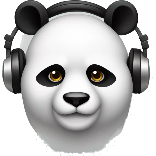 Panda DJ emoji
