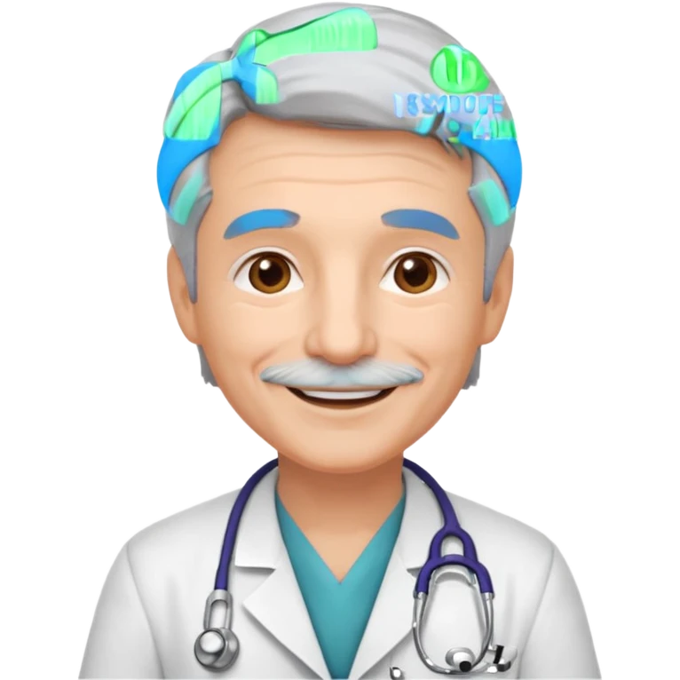 make an experienced doctor emoji  emoji