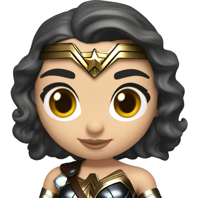 gal gadot as wonder woman entire figure emoji